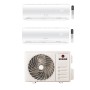 Kosami Climatizzatore Dual Split Paros 12000+12000 BTU con Paros Multi 32-4 Inverter R32 WiFi Classe A++