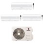 Kosami Climatizzatore Trial Split Paros 9+9+12 BTU con Paros Multi 42-5 Inverter R32 WiFi Classe A++