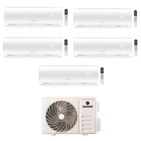 Kosami Climatizzatore Penta Split Paros 9+9+12+12+12 BTU con Paros Multi 42-5 Inverter R32 WiFi Classe A++