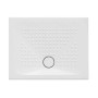 Azzurra Piatto Doccia Rettangolare Relax Altezza 3,5cm Misura 140x70 cm Foro Scarico 90mm Antiscivolo Bianco Lucido
