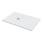 Ercos Piatto Doccia Rettangolare Marmoresina Altezza 3cm Misura 120x80 cm Foro Scarico 90mm Griglia Inox Inclusa