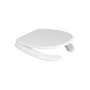 Damast Coprivaso WC in MDF Bianco per WC Disabili con Attacco Universale e Kit Fissaggio - 12455