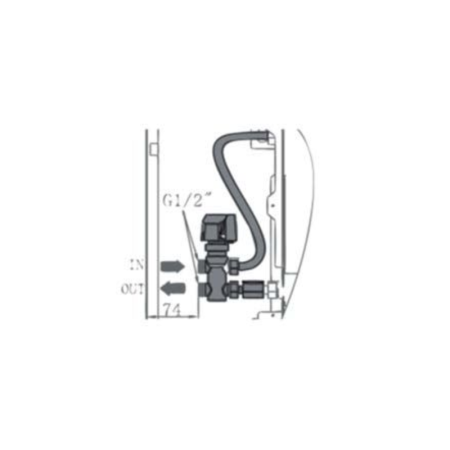 Cordivari Kit Elettrovalvola a 3 Vie per Ventilconvettori Cordivari VNT Inverter