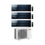 Mitsubishi Climatizzatore Trial Split Kirigamine MSZ-LN Nero 9+9+18 con MXZ-3F68VF Inverter R-32 Wi-Fi Classe A++