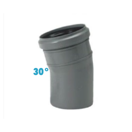 Curva 30° polipropilene diametro 40 mm Innesto