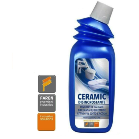 Ceramic Faren 750 ml Anticalcare disincrostante Professionale WC Bidet