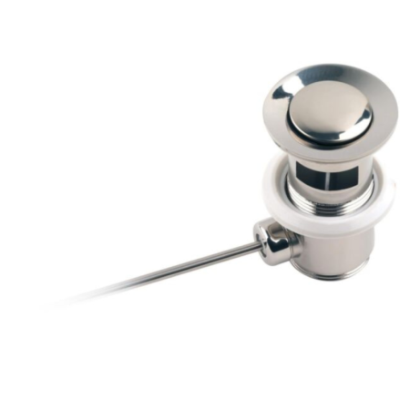 Piletta in ottone 1" con saltello automatico tappo incluso