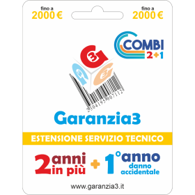 Garanzia 3 Combi - Estensione Del Servizio Tecnico Fino A 2000,00 Euro