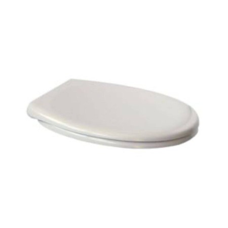 Coprivaso Universale Coming Termoindurente Soft Close Bianco Cerniere Acciaio Inox