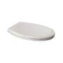 Coprivaso Universale Coming Termoindurente Soft Close Bianco Cerniere Acciaio Inox