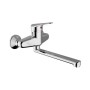 Miscelatore Monocomando Teorema Lavello Cromo a parete Serie T-One