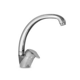 Gs Rubinetterie Miscelatore Monocomando Monoforo per Lavello Bocca Alta Serie Ecoline