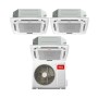 TCL Climatizzatore Inverter Trial Split a Cassetta 12+12+12 con MT3240 Wi-Fi R-32 Classe A++