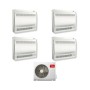 TCL Climatizzatore Quadri Split Console 12+12+12+12 con MT4250Inverter R-32 Classe A++