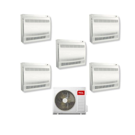 TCL Climatizzatore Penta Split Console 9+12+12+12+12 con MT4250 Inverter R-32 Classe A++