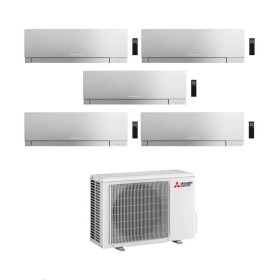 Mitsubishi Climatizzatore Penta Split Kirigamine Zen MSZ-EF Silver 9+12+12+12+12 con MXZ-5F102VF Inverter R-32 Wi-Fi Classe A++