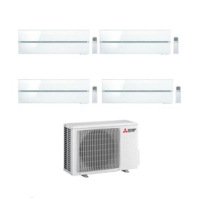 Mitsubishi Climatizzatore Quadri Split Kirigamine MSZ-LN Bianco 9+12+12+12 con MXZ-4F83VFHZ Inverter R-32 Wi-Fi Classe A++