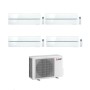 Mitsubishi Climatizzatore Quadri Split Kirigamine MSZ-LN Bianco 9+12+12+12 con MXZ-4F83VFHZ Inverter R-32 Wi-Fi Classe A++