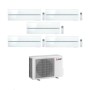 Mitsubishi Climatizzatore Penta Split Kirigamine MSZ-LN Bianco 9+9+9+12+12 con MXZ-5F102VF Inverter R-32 Wi-Fi Classe A++