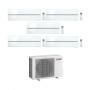 Mitsubishi Climatizzatore Penta Split Kirigamine MSZ-LN Bianco 9+9+9+12+18 con MXZ-5F102VF Inverter R-32 Wi-Fi Classe A++