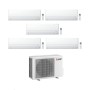 Mitsubishi Climatizzatore Penta Split MSZ-BT VGK 9+9+12+12+12 con MXZ-5F102VF Inverter R-32 Wi-Fi Classe A++