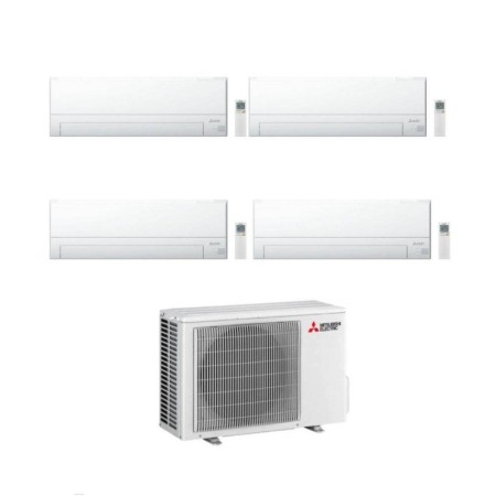 Mitsubishi Climatizzatore Quadri Split MSZ-BT VGK 9+9+9+18 con MXZ-4F72VF Inverter R-32 Wi-Fi Classe A++