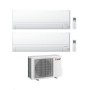 Mitsubishi Climatizzatore Dual Split MSZ-BT VGK 12+12 con MXZ-2F53VF Inverter R-32 Wi-Fi Classe A++