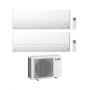 Mitsubishi Climatizzatore Dual Split MSZ-BT VGK 9+9 con MXZ-2F53VF Inverter R-32 Wi-Fi Classe A++