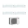 Mitsubishi Climatizzatore Quadri Split Kirigamine MSZ-LN Bianco 9+9+12+12 con MXZ-5F102VF2-E1 Inverter R-32 Wi-Fi Classe A++