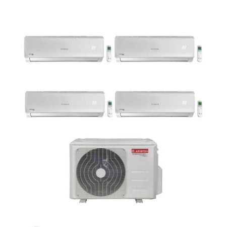 Ariston Climatizzatore QuadriSplit Alys R 32 9+9+12+12 con QUAD110XD0C-O Inverter Wi-Fi Optional Classe A++