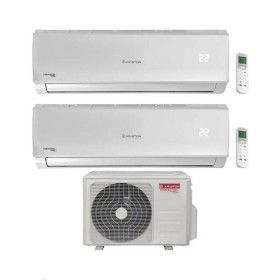 Ariston Climatizzatore DualSplit Alys R 32 9+18 con DUALC50XD0-O Inverter Wi-Fi Optional Classe A++