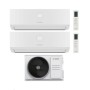 Bosch Climatizzatore Dual Split Climate 3000i 9+12 con MS 18 OUE Inverter R 32 Wi-Fi Optional Classe A+