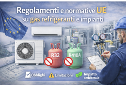 Regolamenti e normative UE su gas refrigeranti e impianti