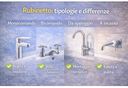 Rubinetto: tipologie e differenze